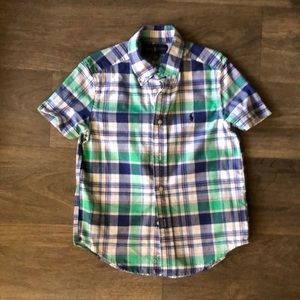 Ralph Lauren plaid shirt size 6 kids